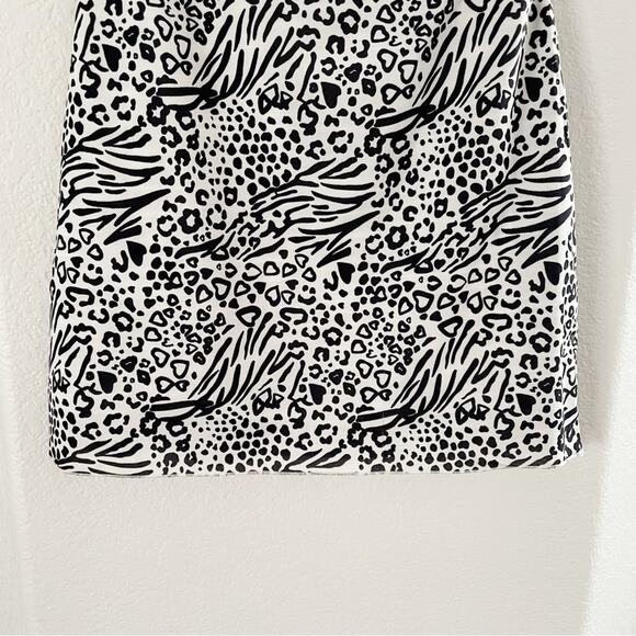 With Jean Boogie Cami Mini Dress In Wild Child Leopard Y2K Size Small Babydoll - Picture 8 of 16